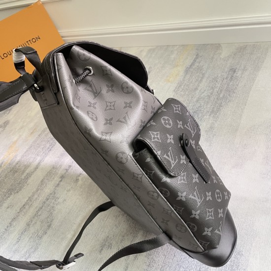 P400 Exclusive Customized Actual Top Original Reinforced Variable Chip M43735 Old Flower N41379 Black Check M41379 Black Flower M45419 Black Gray Multi-functional Christopher Shoulder bag with Monogram canvas interpretation of hiking bag's rugged and unpr