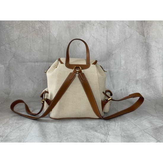 P7605BZ042 Canvas and the original imported calf leather perfect match thick wear linen blend lining using casual style design style fashion simple high-level and then fused with exquisite handmade craftsmanship to add a number of pockets storage shoulder