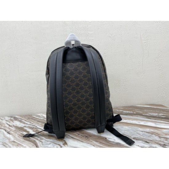 Extra Original Leather Fully Packaged p850TRIOMPHE Calfskin Medium Shoulder Bag TRIOMPHE Medium Canvas Patchwork Calfskin Shoulder Bag with 2 Adjustable Nylon Shoulder Straps and 1 Carrying Handle with Dual Zippers and 1 Front Zippered Pocket Product Deta