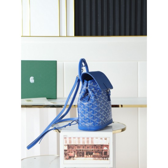 Premium Quality Original P580 Goyard Aln Mini Shoulder BagButtoned version with original gift boxUpgraded manualRibbonThe Aln Mini Shoulder Bag is a condensed version of the Aln Medium with an emphasis on mold and versatilityWith a set of clever hooks and