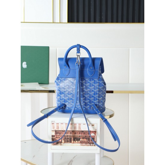 Premium Quality Original P580 Goyard Aln Mini Shoulder BagButtoned version with original gift boxUpgraded manualRibbonThe Aln Mini Shoulder Bag is a condensed version of the Aln Medium with an emphasis on mold and versatilityWith a set of clever hooks and