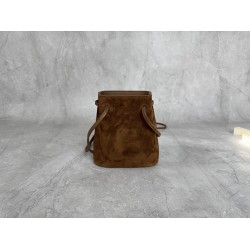 P4805NF460 light brown new mini bucket bag made of top imported lambskin leather is super soft and cost-effective can manage a variety of styles very playful and cute can be shoulder crossbody handheld shoulder shape varied bag is small but very loaded si