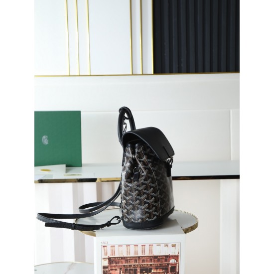 Premium Quality Original P580 Goyard Aln Mini Shoulder BagButtoned version with original gift boxUpgraded manualRibbonThe Aln Mini Shoulder Bag is a condensed version of the Aln with an emphasis on mold and versatilityWith a set of clever hooks and two re