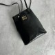 P4805NF460 new mini bucket bag patent leather black using new wrinkle paint calfskin unique ice silk texture leather soft cost-effective can manage a variety of styles very playful and lovely can be shoulder crossbody handheld shoulder shape changeable ba