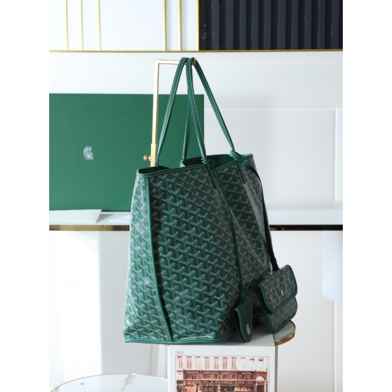 Premium quality original material p650 reversible anjou double-sided support oversized imported version of the first layer of calf leather customized goyardine rain dew cotton and linen version of the symmetrical pattern senior sense of whatever color on 