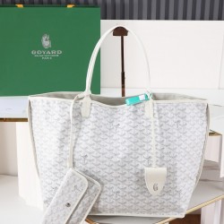 Premium quality original material p650 reversible anjou double-sided tray oversized imported version of the first layer of calf leather customized goyardine rain dew cotton and linen version of the symmetrical pattern high sense of whatever color on the b