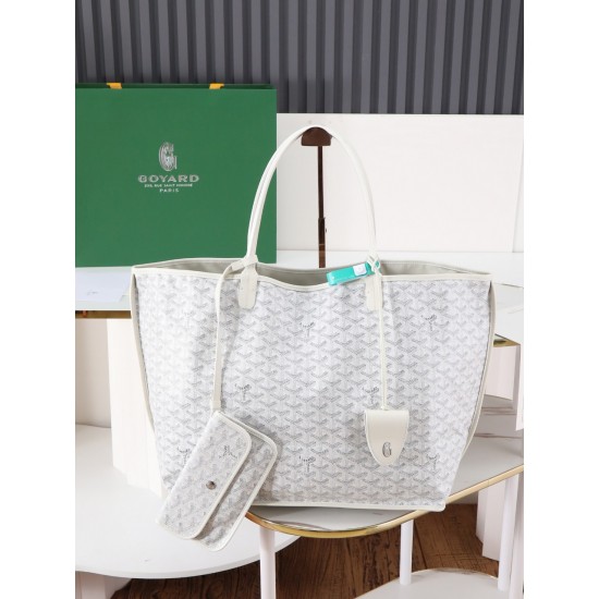 Premium quality original material p650 reversible anjou double-sided tray oversized imported version of the first layer of calf leather customized goyardine rain dew cotton and linen version of the symmetrical pattern high sense of whatever color on the b