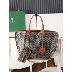 Extraordinary quality original material p650 reversible anjou double-sided support oversized imported version of the first layer of calf leather custom goyardine rain dew cotton and linen version of the symmetrical pattern high sense of whatever color on 