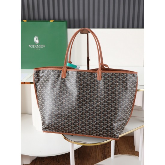 Extraordinary quality original material p650 reversible anjou double-sided support oversized imported version of the first layer of calf leather custom goyardine rain dew cotton and linen version of the symmetrical pattern high sense of whatever color on 