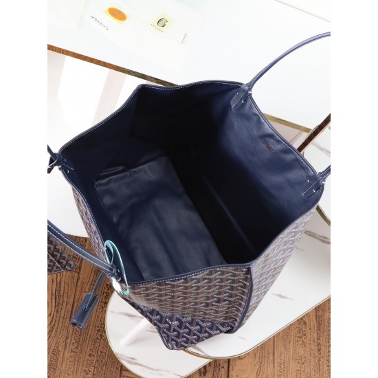 Extraordinary quality original material p650 reversible anjou double-sided support oversized imported version of the first layer of calf leather custom goyardine rain rainbow cotton and linen version of the symmetrical pattern senior sense of whatever col