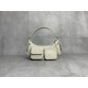 P8805BC146 white M this year's most special style biker bag using top imported lambskin leather soft cotton satin lining multi-pocket design blurring the boundaries of functionality and decorative personality distinctive can manage a variety of styles can
