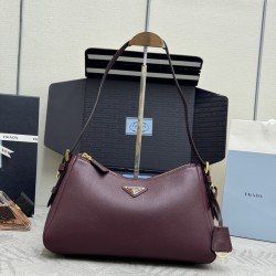 Small 31cm Bordeaux Red