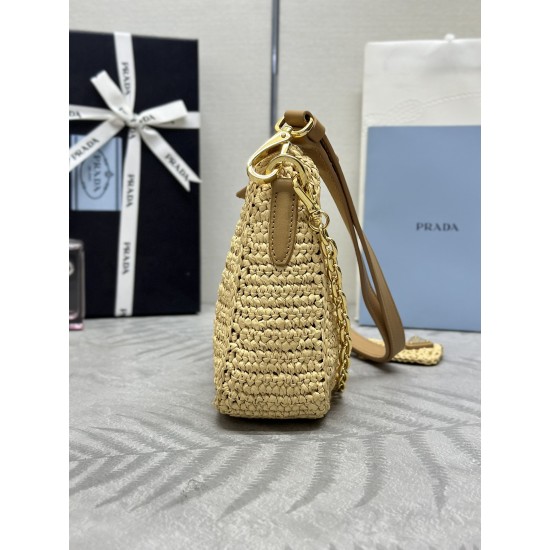 F670 with the counter version of the full set of packaging exclusive customized straw three-dimensional embroidery arrived Hobo1BC204 this Hobo hand-woven design is fantastic three-dimensional hand-woven font can be hand-carried armpit bag shoulder strap 