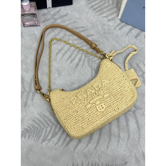F670 with the counter version of the full set of packaging exclusive customized straw three-dimensional embroidery arrived Hobo1BC204 this Hobo hand-woven design is fantastic three-dimensional hand-woven font can be hand-carried armpit bag shoulder strap 
