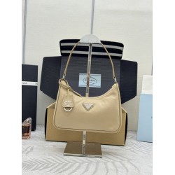 F270 with counter to the version of the full set of packaging exclusive customized explosive models leather shoulder armpit bag Bailat hardware Hobo2005 women's nylon shoulder bag 1NE204 using imported original parachute fabric handle cross grain cowhide 