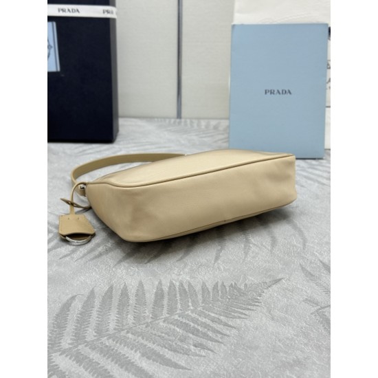 F270 with counter to the version of the full set of packaging exclusive customized explosive models leather shoulder armpit bag Bailat hardware Hobo2005 women's nylon shoulder bag 1NE204 using imported original parachute fabric handle cross grain cowhide 