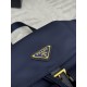 F470 with a full set of the right version of the counter packaging exclusive custom new small backpack 1BZ677 blue gold buckle This nylon backpack is part of Prad's traditional design highlighting the brand's important qualities innovative materials luxur