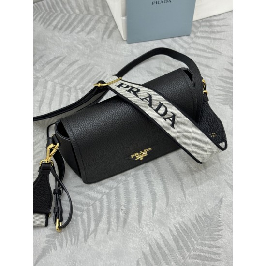 F750 with counter counter version of the full set of packaging exclusive customized new gold buckle double shoulder strap 1BD314 gold buckle this double shoulder strap with imported deerskin grain cowhide leather with two exchangeable adjustable long shou