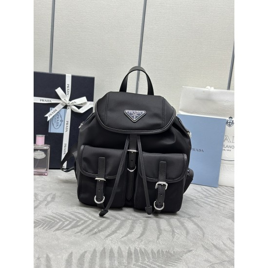 1BZ677A Silver Buckle Duffel Bag