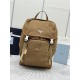 F660Prada new parachute backpack triangular enamel nameplate logo adjustable nylon shoulder straps 2VZ135 imported parachute fabric imported white steel hardware accessories this sports style parachute schoolbag front and sides are equipped with practical