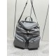 F700 new men's bag shoulder bag 2024 spring and summer runway models gray 2VZ108 with adjustable long shoulder strap can also be used as a diagonal cross-body bag This bag is made of imported nylon fabrics top hardware front 2 diagonal zipper pocket desig