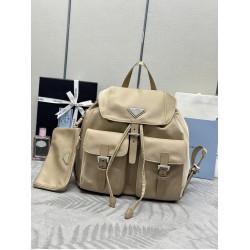 1BZ811 Large Shoulder Bag Milk Tea Back in Stock