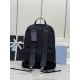 F570 classic 2VZ048 backpack top original goods this backpack with imported Saffiano leather trim outlines the silhouette presenting a modern sense of minimalism lines using imported nylon fabric and cross grain cowhide leather combination of top polished