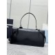 F850202525ss new pencil bag 1BN024 large this leather handbag inspired by the quite formal briefcase texture delicate glossy with a new attitude to re-interpret the classic office style silhouette using delicate soft detailing for the bag's classic shape 