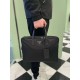 Nylon fabric briefcase top view