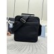 F410 with counter counterpart full package exclusive customized classic crossbody 2VH002 messenger bag nylon and Saffiano leather trim adjustable nylon shoulder strap polished steel hardware and black titanium zipper compartments extra zipper compartment 