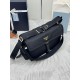 F520 with counter counter version of the full set of packaging exclusive customized new messenger bag 1BD391 large this handbag is a perfect blend of sophistication and functionality made of recycled nylon with a soft silhouette with a number of pockets l