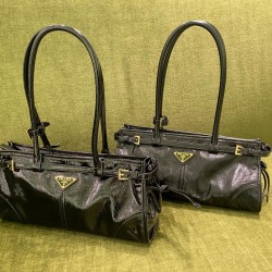 Wrinkled patent leather vs.