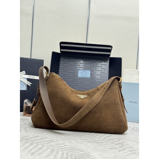 1BC228 Dark Suede Brushed Leather