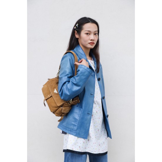 1BD394 Suede Cinnamon Upper Body Pic