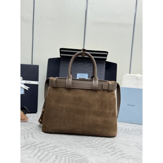 F850 new women's bag Medium 1BA417 suede suede this handbag women's bag using imported inside with imported suede leather frosted leather inside with imported sheepskin simple lines and sophisticated elements intertwined interpretation of the elegant and 