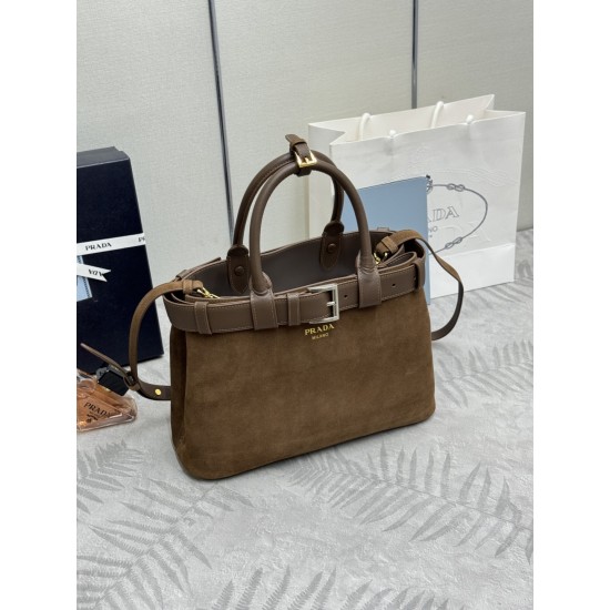 F780 new women's bag 1BA434 suede suede this handbag women's bag using imported inside with imported suede brushed leather inside with imported sheepskin clean lines and sophisticated elements intertwined interpretation of the elegant and functional desig