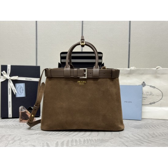 Large 1BA416 Nubuck Suede