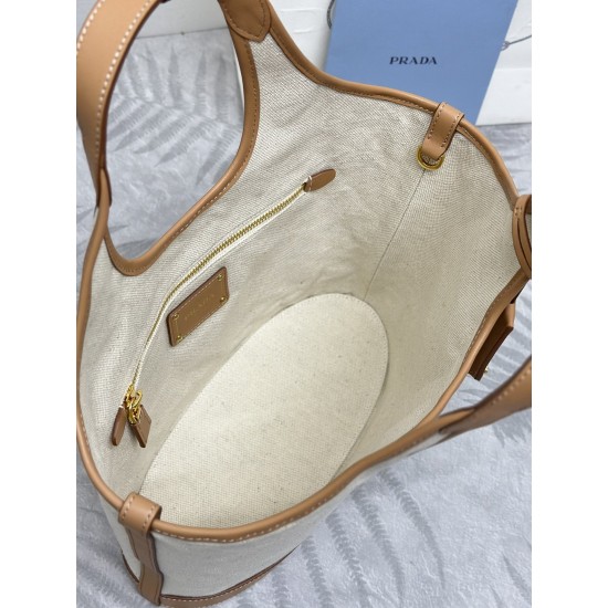F530 with Counterfeit Full PackagingExclusive New Medium Tote Bag 1BG471 ArrivalThis tote bag is made of a linen blend fabric that displays a stylish sense of volume and sophisticated geometric shapes to emphasize its structured designCasual and versatile